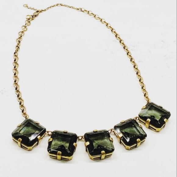 J. Crew Bold Crystal Necklace - Picture 1 of 5